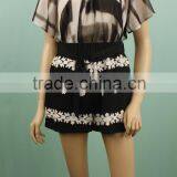 2016 Casual Short Women Black Pants thumbnail-3