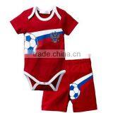 Custom Wholesale Top Design Infant Royal Blue Football Uniforms thumbnail-3