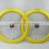 Colorful Steel Spokes Customized Fixie Bicycle Wheel Flip Flop Hub Bicycle Wheel thumbnail-3