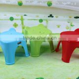 2016 newest PP Plastic bear shape stacking stool/chair for children
