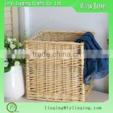 2016 nice design willow storage basket for laundry clothes