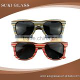 2016 wooden bamboo polarized UV400 sunglasses custom logo