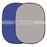 Collapsible 2-in-1 Blue Gray Background, Backdrop Panel