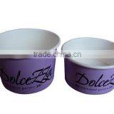 80ml Ice Cream Plastic Cup Disposable Printed Plastic thumbnail-2
