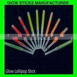 6*80mm glow stick lollipop Oem, cheap wholesale glow candy stick