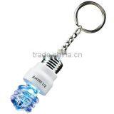 Energy Saving Style Light Up Light Bulb Promotional Key Tag