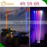 2016 Wholesale Led Flags 4ft 5ft 6ft 12v Multi Colors Waterproof Decorative Car Antenna Flags thumbnail-1