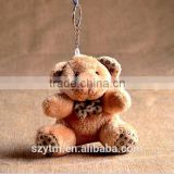 new product custom teddy bear plush keychain