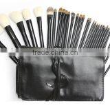 Professional Quality 28 Pcs Natural Sable Hair Make up Brush Set