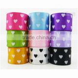 HOT SALE! Hearts Personalized Printed Woven Fabric Valentine Satin Ribbon