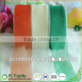 Good quality sheer organza ribbons 84 colors in stock                        
                                                Quality Choice