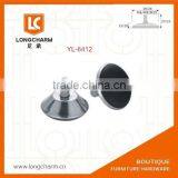 Plastic and Stainless Steel Nail Glide Adjustable Table Leg Screw From Guangzhou Furniture Hardware