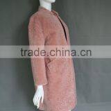 Factory Direct Whoesale Lady's Sheared Merino Lamb Fur Double Face Jacket thumbnail-2