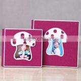 Cloth baby photo book lovely design Mushroom & Mickey design, cute photo book for kids