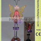 Solar Garden Metal Butterfly Light