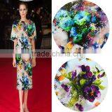 Silk Linen Custom Printed Fabric for Garment thumbnail-4