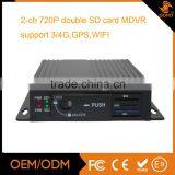 2-ch 720P Mobile Dvr H.264 Gps sd Card Mobile Dvr 3G GPS G-Sensor 128GB Storage thumbnail-4