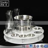 Clear Acrylic Cup or Glass Cup Tray Bar Serving Tray thumbnail-1