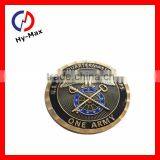 Double Faces Soft Enamel Polygonal Gold Coin With Office Pattern thumbnail-1