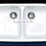 Modified Acrylic Kitchen Sink With Double Drain Board Sink,acrylic Resin Stone Kitchen Sink,artificial Stone Bowl Kitchen Sink thumbnail-6