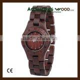 Customized Rose Wood Wooden Watch for Lady thumbnail-2