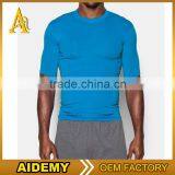 Mens Fitness 100% Polyester Wholesale Blank T-shirts Dry Fit t Shirt thumbnail-2