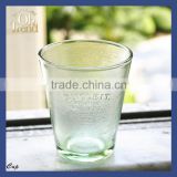 Creative glass drinking glasses wholesale 6oz funny printing drinking water glass