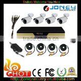 1 Megapixels IP Security Camera Kit System /HD IP Camera Kit /4ch Poe Nvr Kit