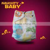 Reusable One Size fits all snap MINKY Baby Cloth Diaper