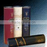 Wine Factory Luxury Rigid Paper Cardboad Round Wine Box thumbnail-1