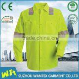 Hot Safety Shirt Cotton-polyester Long Sleeves Safety Reflective Working Men Shirts thumbnail-1