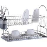 Two Tier New Arrival Stainless Steel Dish Rack