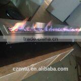 indoor french stainless steel fireplace with bio ethal fuel