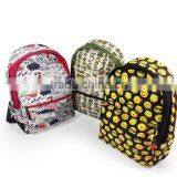 Emoji Printed High School Bag Backpack,smile Face Canvas Daypack Backpack Cool Cute Emoji Backpack thumbnail-2