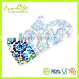 Heat Resistant Quilted Silicone Cotton Lining Gloves, BBQ Silicone Mitts thumbnail-3