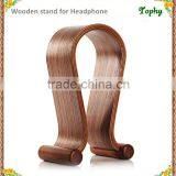 Wooden Headphone Display Stand For Headset Holder, High Quality Headset Display Holder Stand Wooden Headphone Stand thumbnail-2