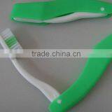 Top Grade Cheap Hotel Travel Disposable Foldable Toothbrsh thumbnail-1