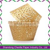 Wholesale Gold Cupcake Wrapper for Muffin 2016