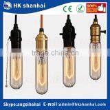 2016 Hot Sale 40W E26/E27/B22 T10 Clear Tubular Vintage Filament Edison Bulb Amber Tungsten Lamp thumbnail-3