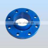 Round Pipe Plastic Fitting PVC Blue Flange