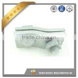 Power Line Hardware Deadend Hardware Hot Dip Galvanized 6409 Steel Offset Guy Clamp With Curved Clamping