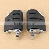 Chrome Anti Vibration Rubber Lion Paw Footrest Foot Pegs For Softail FXST thumbnail-1