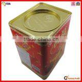Bule Shoulder Lid Empty High Quality Custom Tin Box thumbnail-4