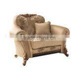 Italian Traditional 24K Gold Plated Living Room Sofa/TV Cabinet With Side Board And Mirror(MOQ=1 SET) thumbnail-5