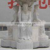 Hand Carved Marble Modern Garden Fountain thumbnail-3