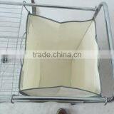 Vivinature New Design Laundry Carts Standard Wire Frame Metal Laundry Trolley Hamper thumbnail-4