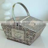 Chic Attractive Decorative Wooden Sewing Basket/Box thumbnail-3