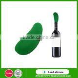 Cucumber Shape Silicone Wine Bottle Stopper, Lovely Silicone Bottle Stopper thumbnail-2