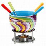 Amazon Hotsale Ceramic Bowl Melting Cheese Chocolate Multi-Purpose Fondue thumbnail-3