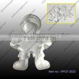 Cleverish Portable Cute Transparent Human Shape Plastic Storage Jewelry Wedding Box Kit thumbnail-1